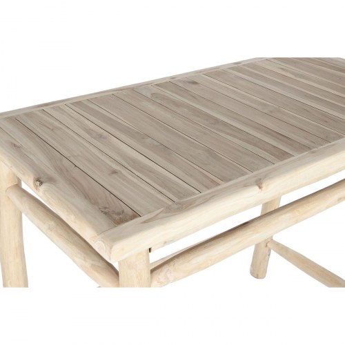 Havebord - natur teak, 133 × 65 × 105 cm