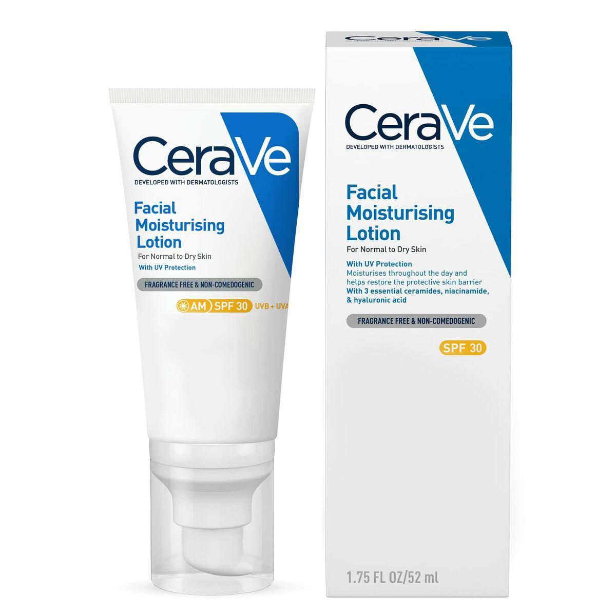 Ansigtscreme med SPF 30 - CeraVe Facial Moisturising Lotion 52 ml