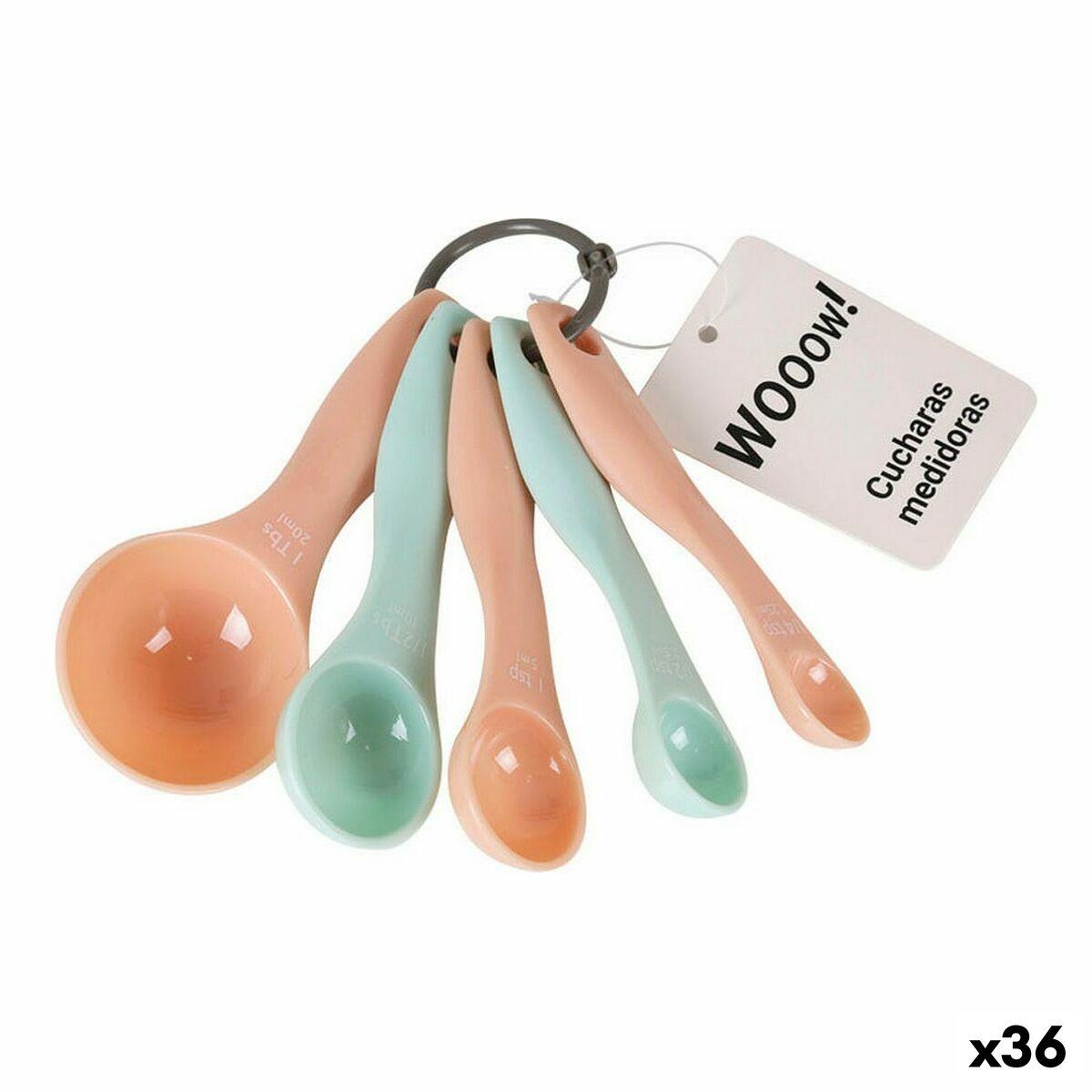 Måleskeer sæt 5 dele - Wooow, plastik (36 enheder)
