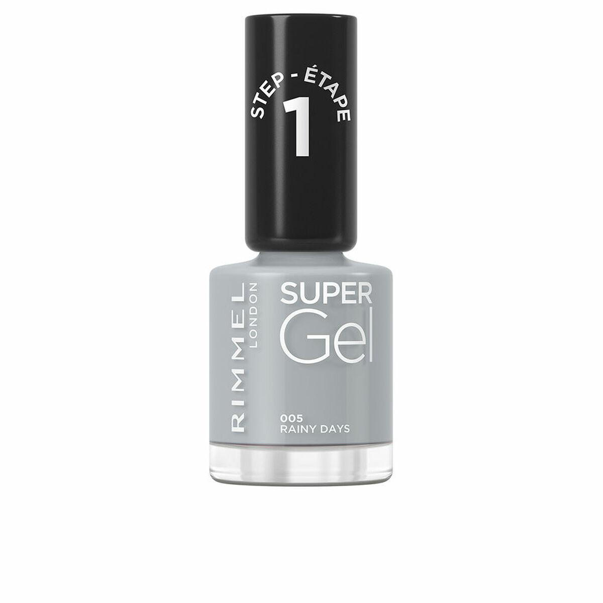 Rimmel London Super Gel neglelak 005 Rainy Days 12 ml