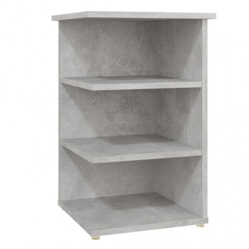 Sideskab 35x35x55 cm konstrueret træ betongrå