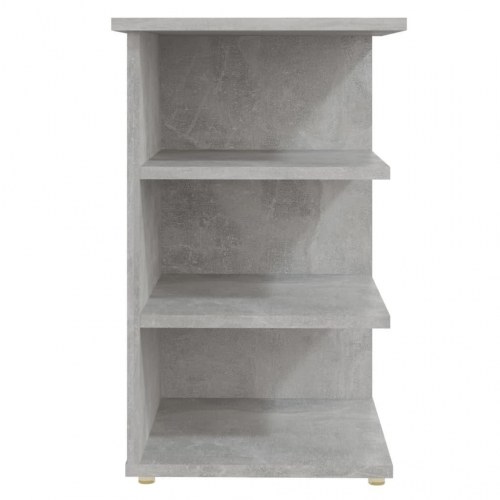 Sideskab 35x35x55 cm konstrueret træ betongrå