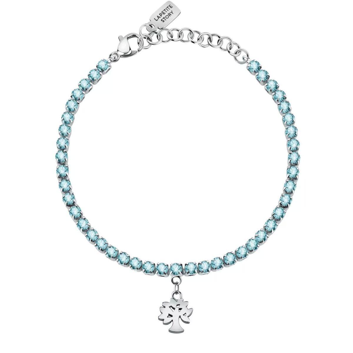 La Petite Story armbånd til kvinder LPS05ASF32 med blå sten