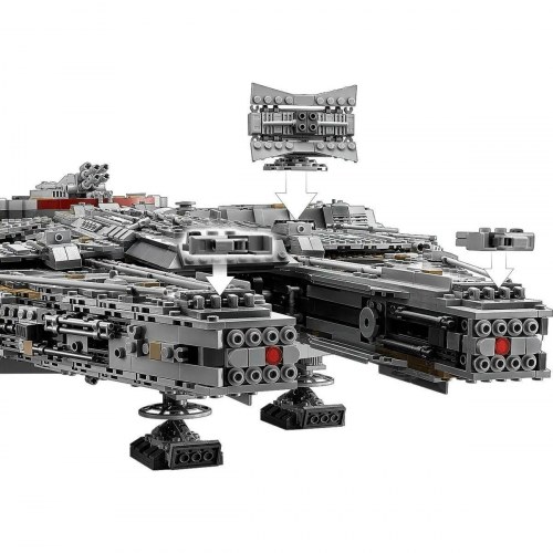 Lego Star Wars 75192 Millennium Falcon byggesæt - 7.541 dele, grå