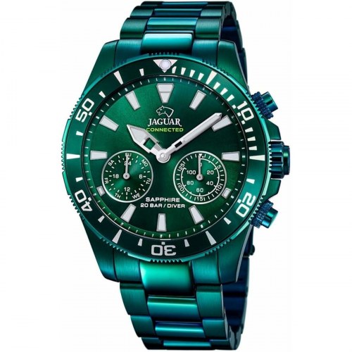 Jaguar J990/1 herreur - grøn kvarts armbåndsur til mænd
