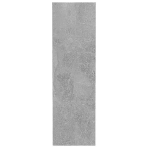 Væghængt skoskab 2 stk. 60x18x60 cm konstrueret træ betongrå
