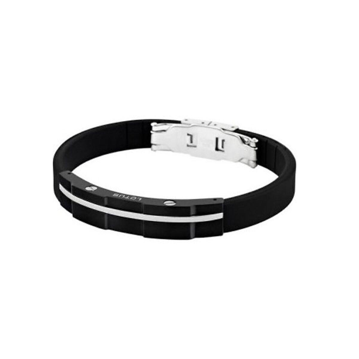 Lotus LS1316-2/2 armbånd til mænd - sølvdetaljer