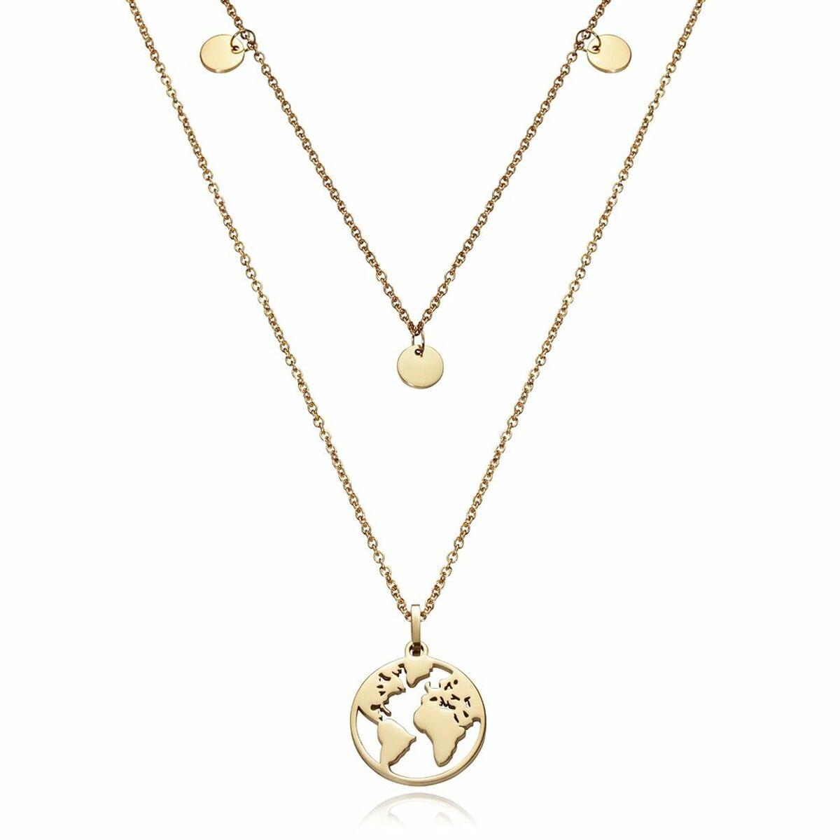 Halskæde til kvinder - dobbelt lag med vedhæng