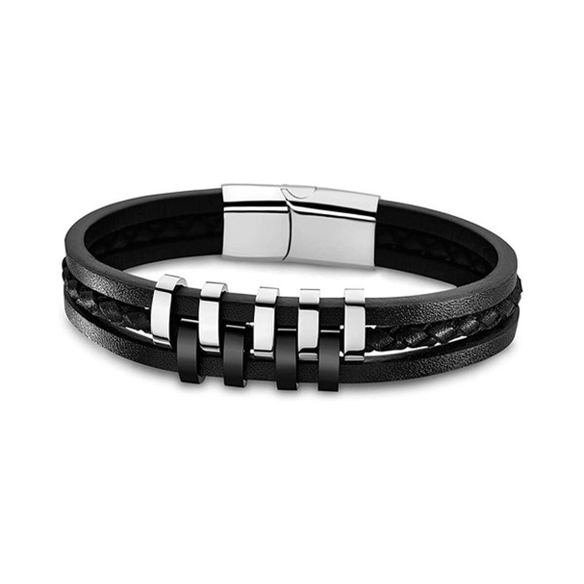 Lotus LS1838-2/1 armbånd til mænd - sølvfarvet, moderne design