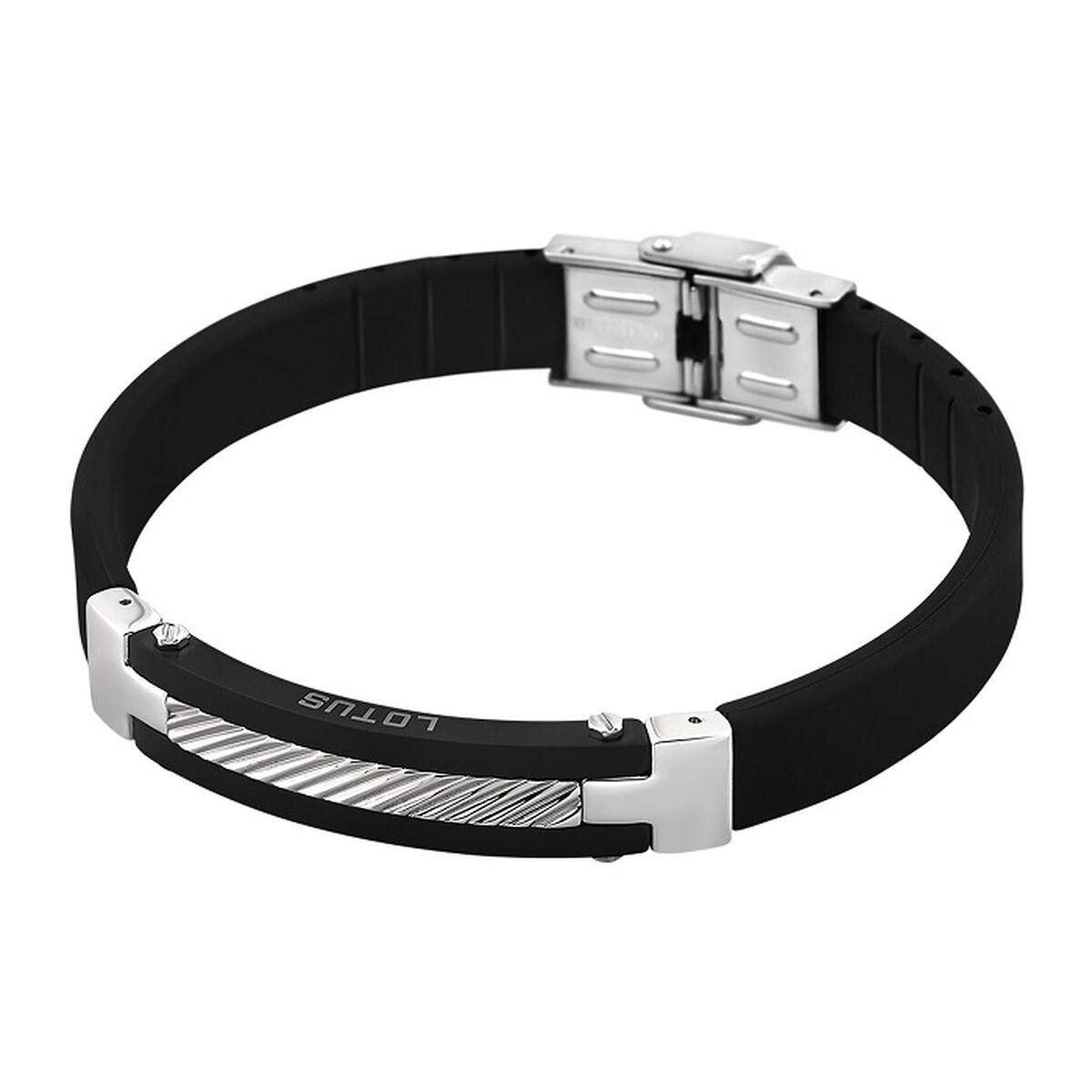 Lotus LS1522-2/2 armbånd til mænd - rustfrit stål, sølvfarvet