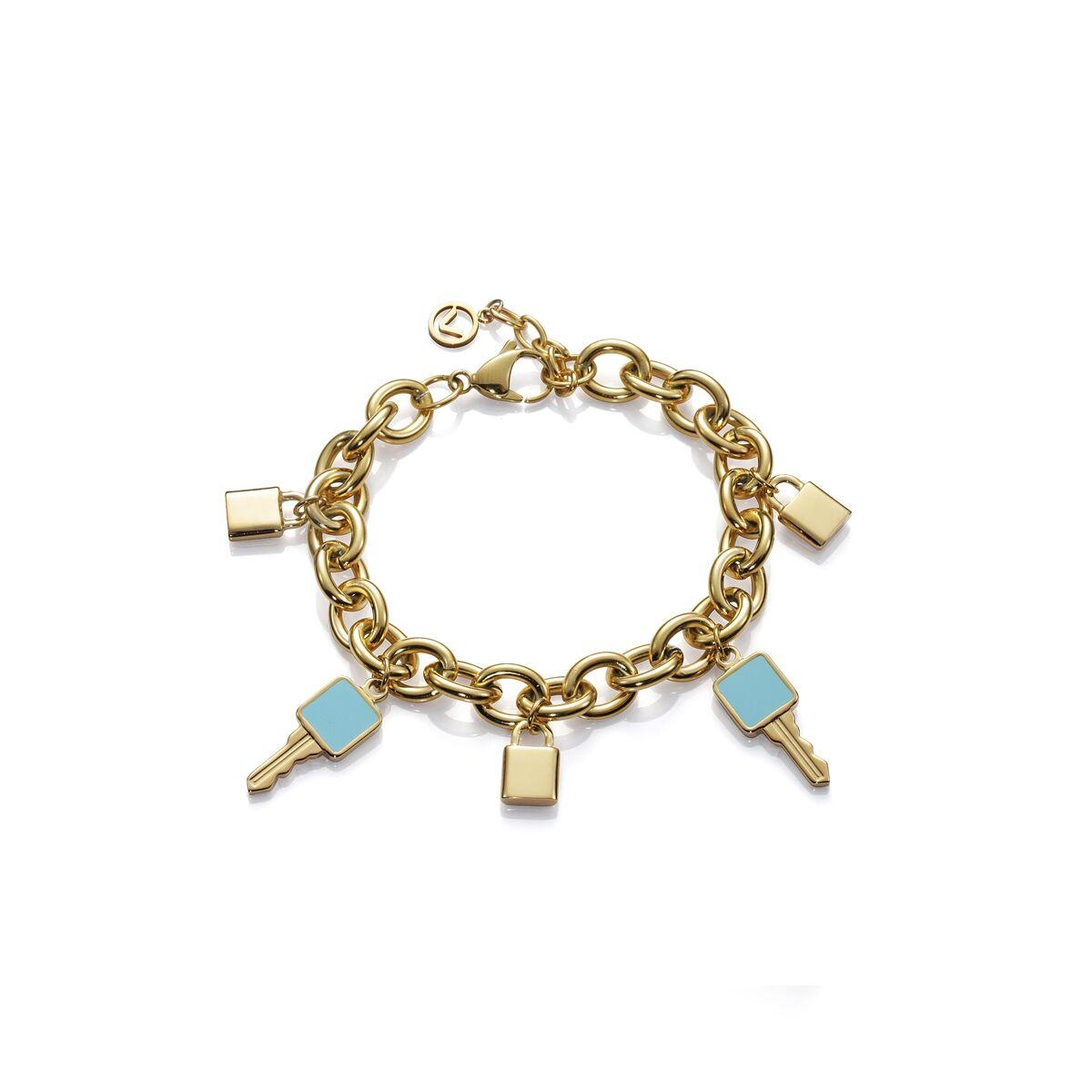 Armbånd til kvinder 75287P01012 - charm armbånd i guldfinish