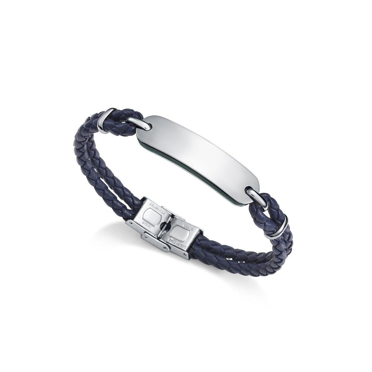 Armbånd til mænd 15107P01013 - blå/grøn