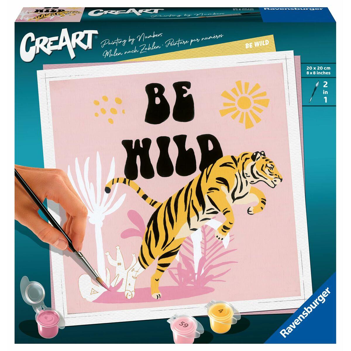 Ravensburger maling efter tal - Be Wild (for børn)
