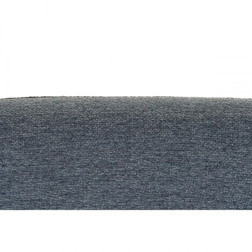 Lænestol - blå stof, sort metal, 66 × 62 × 75 cm