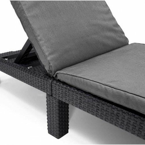 Solstol Allibert by Keter Daytona De Luxe - grå 187 × 58 × 29 cm