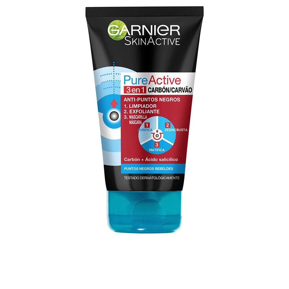 3-i-1 rengøringsmiddel Garnier Pure Active (150 ml) (150 ml)