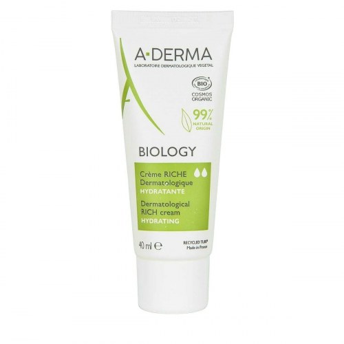 A-Derma Biology fugtgivende ansigtscreme 40 ml - parfumefri