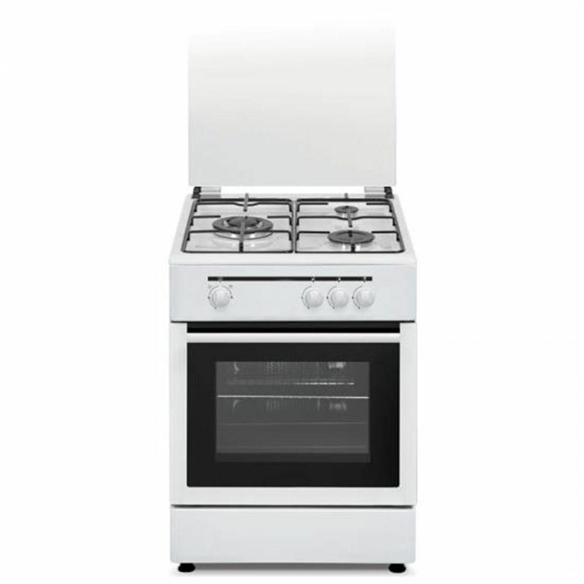 Gaskomfur Vitrokitchen CB 5530BN NAT, 50 × 55 × 85 cm, hvid
