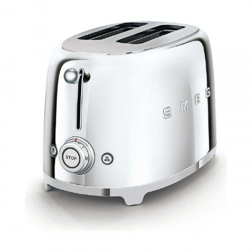 Smeg TSF01SSEU brødrister - 950 W, krom, 2 sprækker