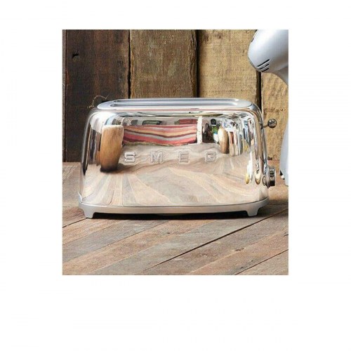Smeg TSF01SSEU brødrister - 950 W, krom, 2 sprækker