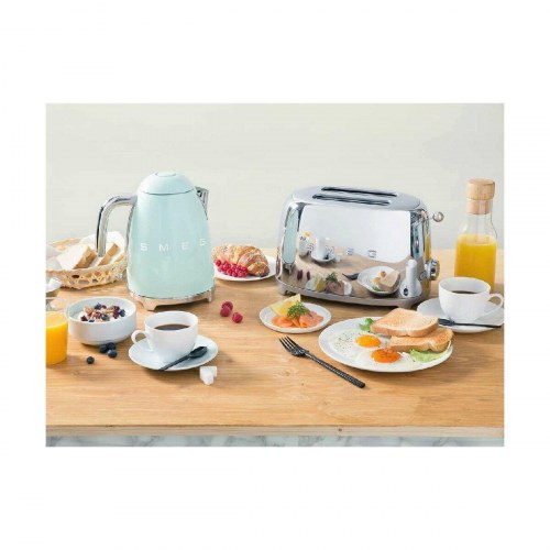 Smeg TSF01SSEU brødrister - 950 W, krom, 2 sprækker