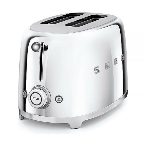 Smeg TSF01SSEU brødrister - 950 W, krom, 2 sprækker