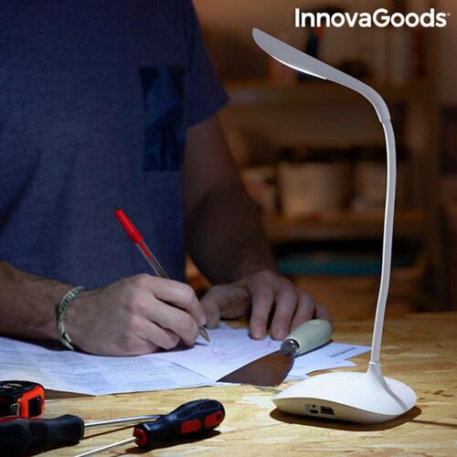 LED bordlampe med touch - Lum2Go, hvid, genopladelig (OUTLET A) (OUTLET A)