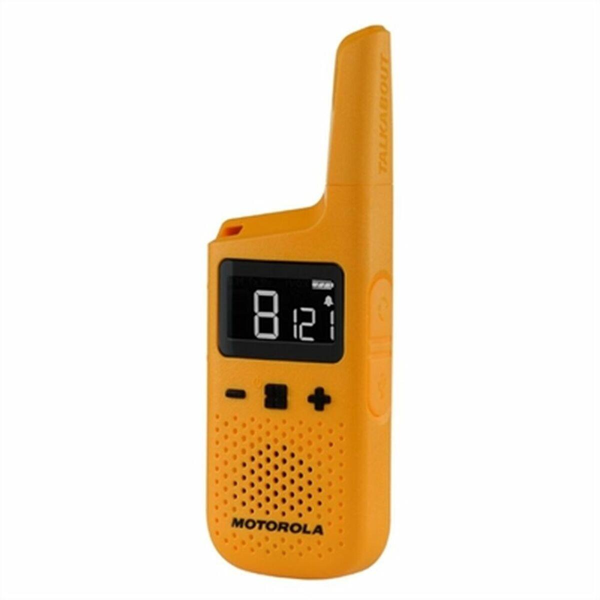 Walkie talkie Motorola T72 - 2 stk., gul/orange