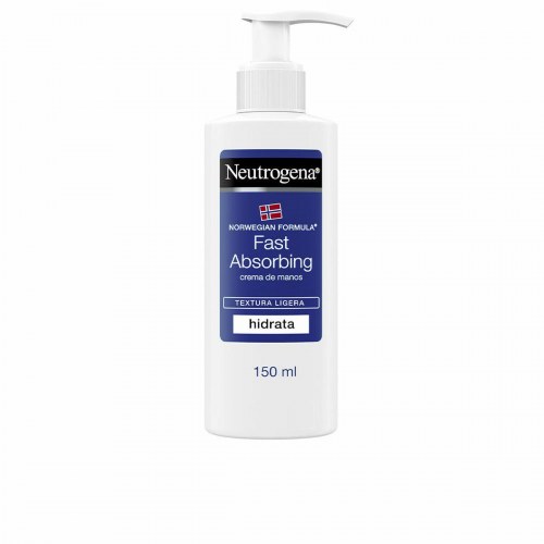 Håndcreme Neutrogena Rapid Absorption - let tekstur, 140-150 ml