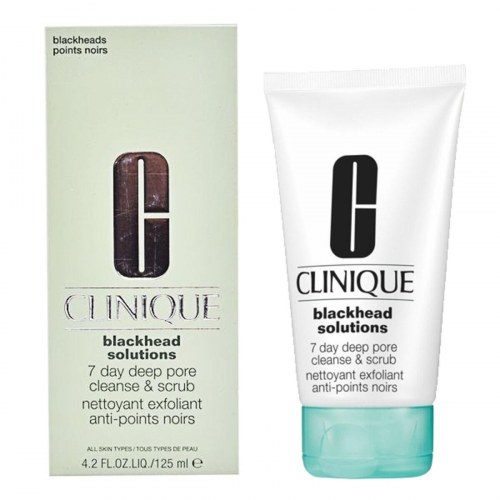 Clinique Blackhead Solutions 7 Day Deep Pore Cleanse & Scrub - eksfolierende ansigtsgel 125 ml