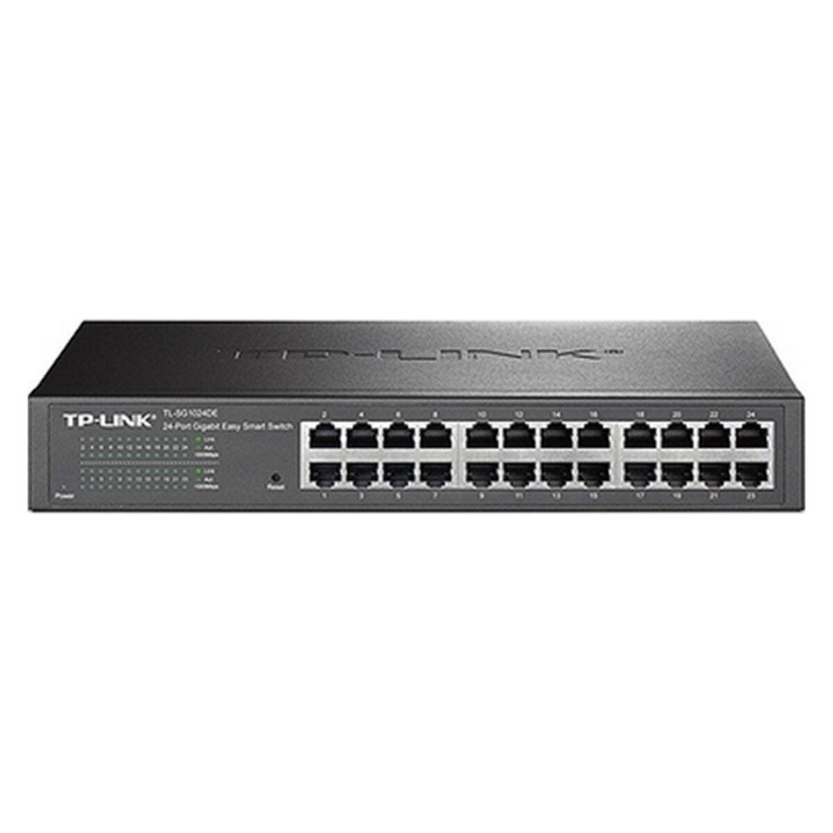 Netværksswitch TP-Link TL-SG1024DE 24-port Gigabit, sort