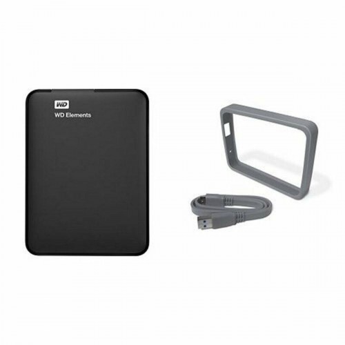 Ekstern harddisk Western Digital WD Elements Portable 1 TB, 2,5" USB 3.0 - Sort