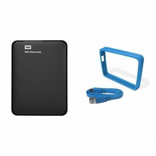Ekstern harddisk Western Digital WD Elements Portable 1 TB, 2,5" USB 3.0 - Sort