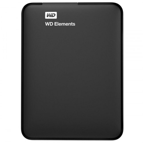 Ekstern harddisk Western Digital WD Elements Portable 1 TB, 2,5" USB 3.0 - Sort