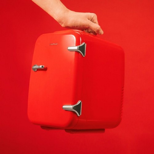 Mini køleskab Bolero MiniCooling 4 L - rød