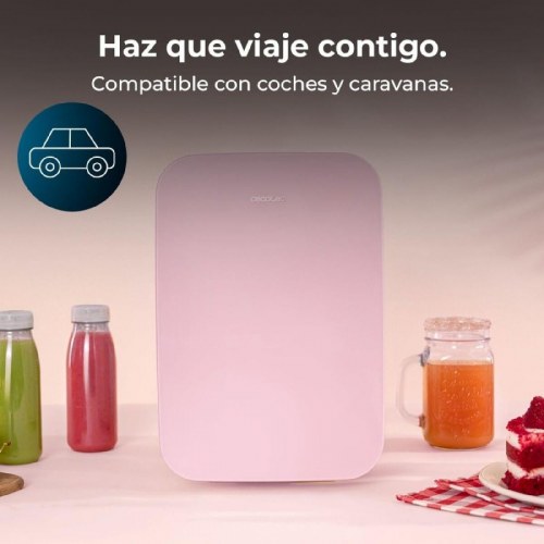 Mini køleskab Bolero MiniCooling Pink 6 L