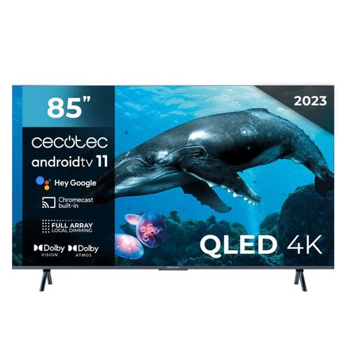 Smart TV 55" V3+ QLED 4K Ultra HD med Android TV
