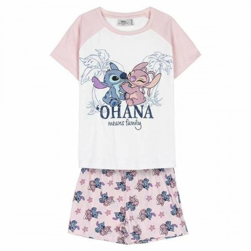 Pyjamas til piger Stitch - pink, 2 dele, 8 år