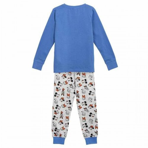 Mickey Mouse pyjamas til børn - blå, str. L (2 dele)