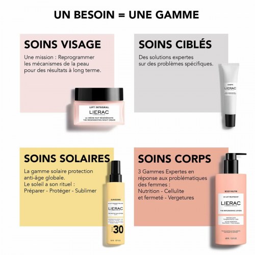 Solcreme olie SPF 50 - Lierac Sunissime, 150 ml