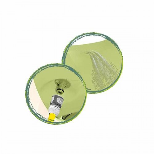 Smoby legehus på stolper med rutsjebane - udendørs legehus til børn 2+