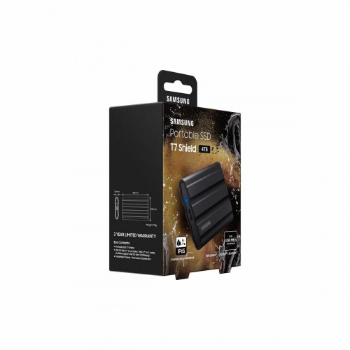 Ekstern SSD harddisk Samsung T7 Shield 4 TB - Sort