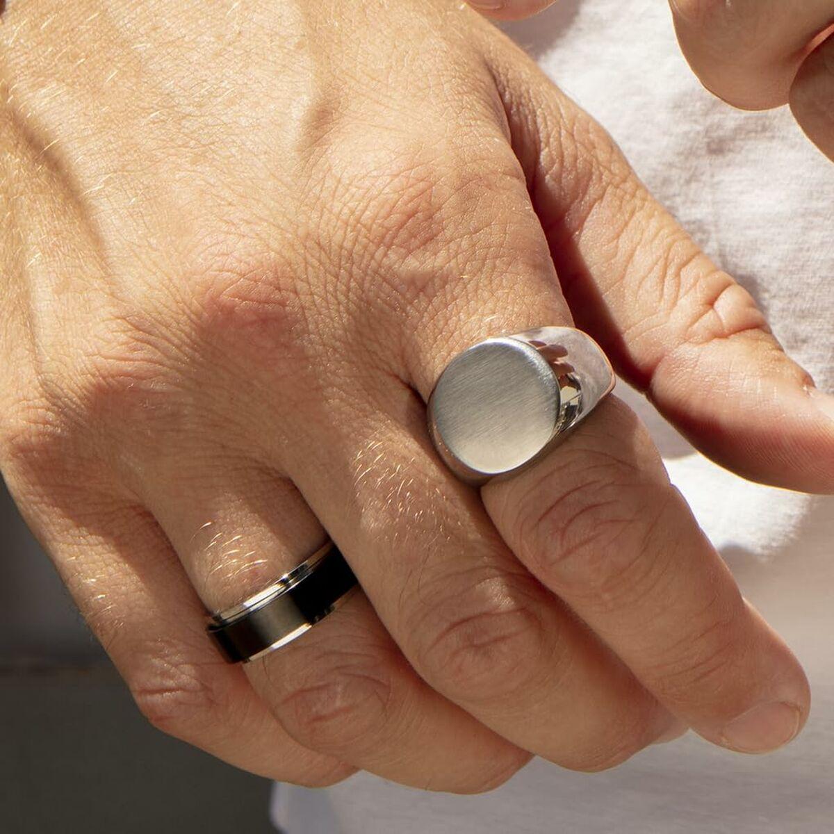 Lotus LS2399-3/122 herre-ring - sølvfarvet signetring