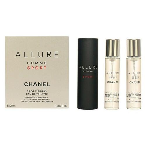 Chanel Allure Homme Sport EDT - Rejsepakke 3 x 20 ml