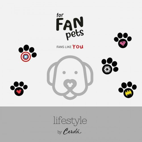 Real Madrid C.F. hundehalsbånd - blå, onesize, polyester