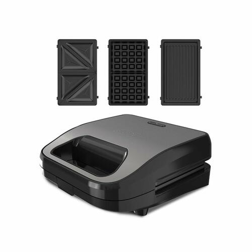 Sandwichgrill Black & Decker BXSA754E 750 W - sort