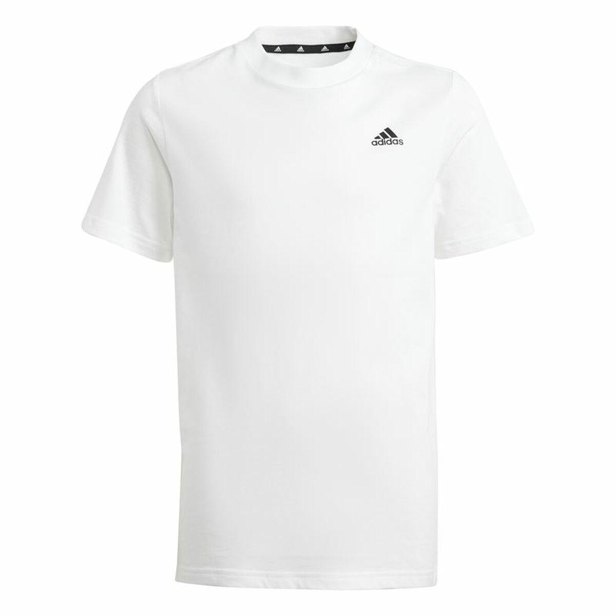 Adidas børne T-shirt, kortærmet, hvid - 15-16 år