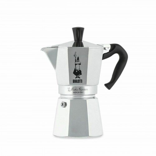 Espressokande Bialetti Moka Express - sølv, 6 kopper (300 ml)