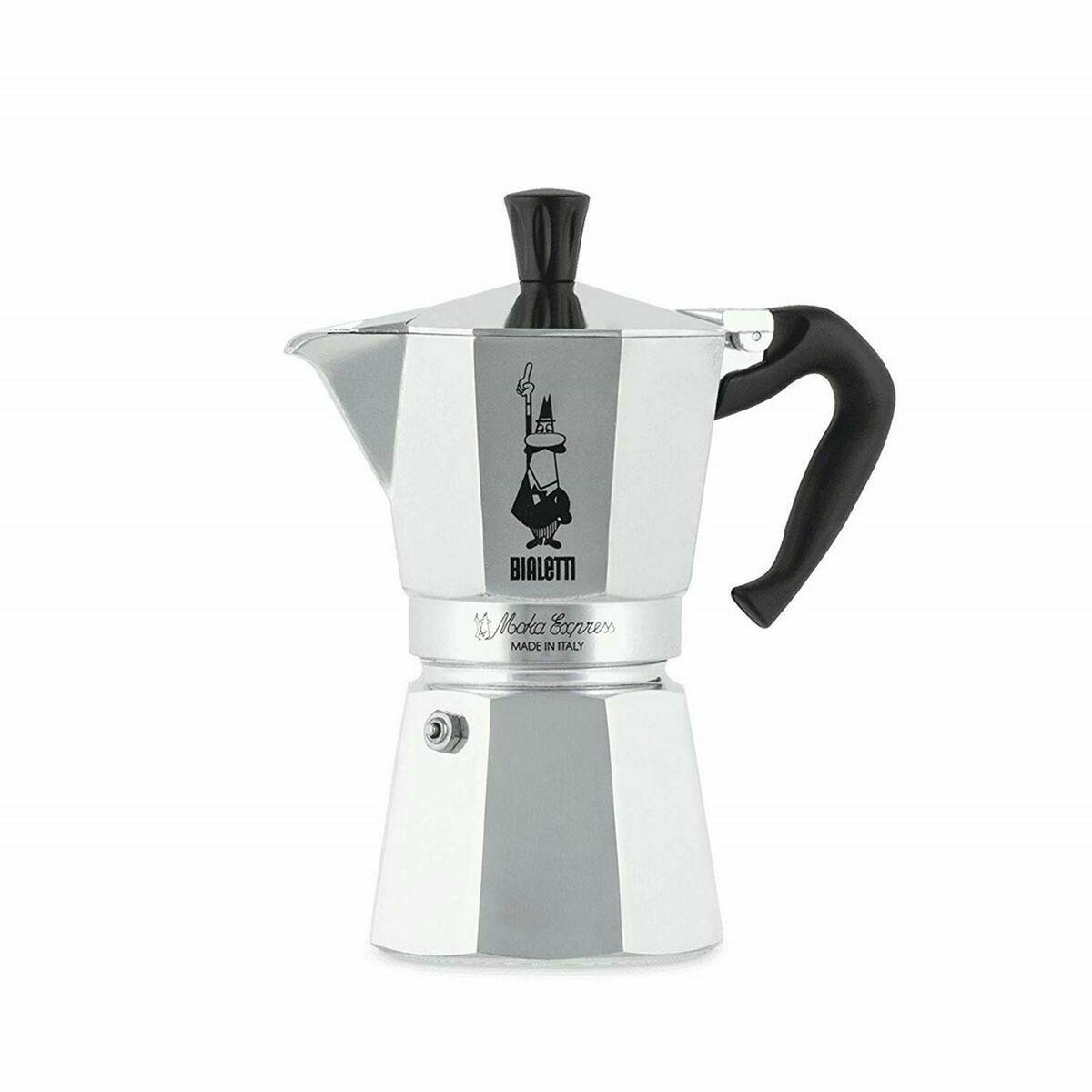 Espressokande Bialetti Moka Express - sølv, 6 kopper (300 ml)