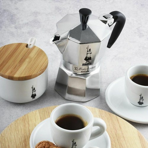 Espressokande Bialetti Moka Express - sølv, 6 kopper (300 ml)